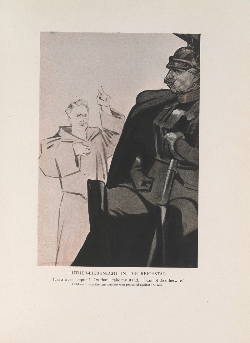 Louis Raemaekers - A War of Rapine
