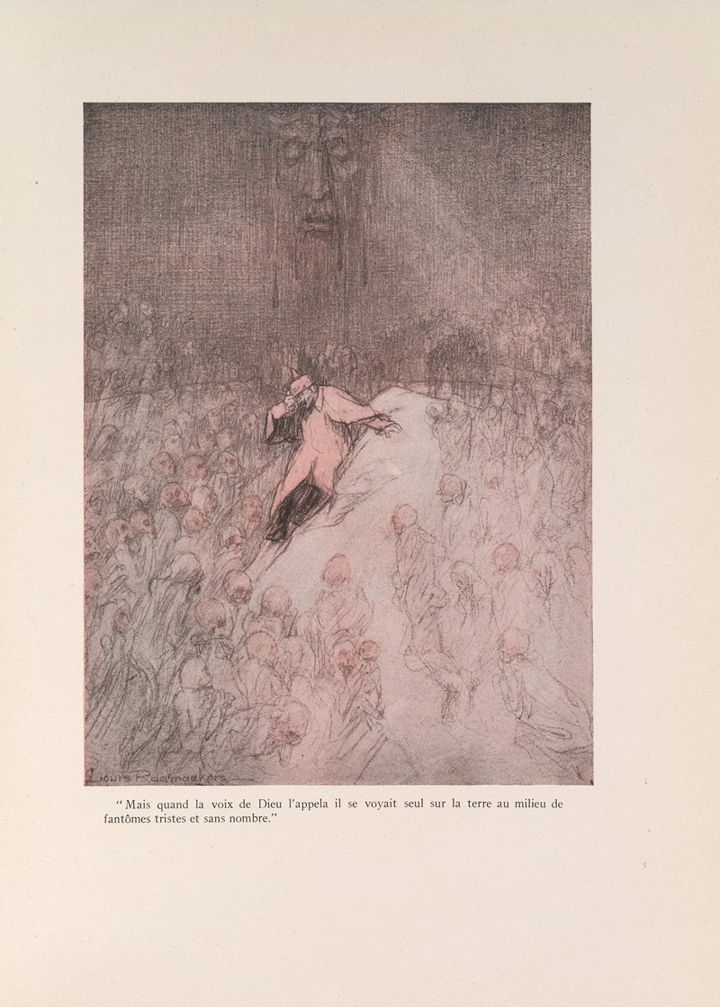 Louis Raemaekers - ‘Au Milieu De Fantémes Tristes’