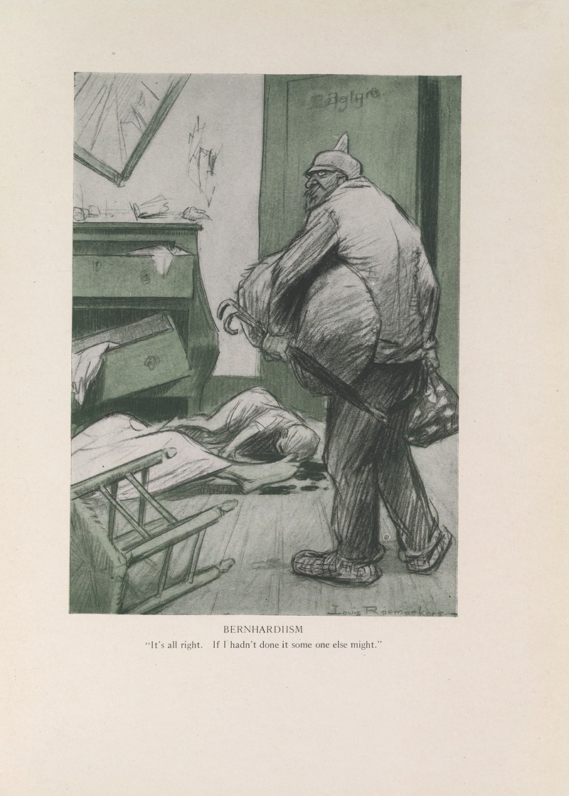 Louis Raemaekers - Bernhardiism
