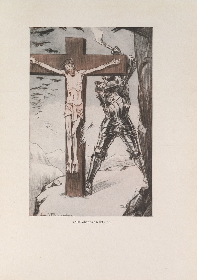 Louis Raemaekers - Christ or Odin