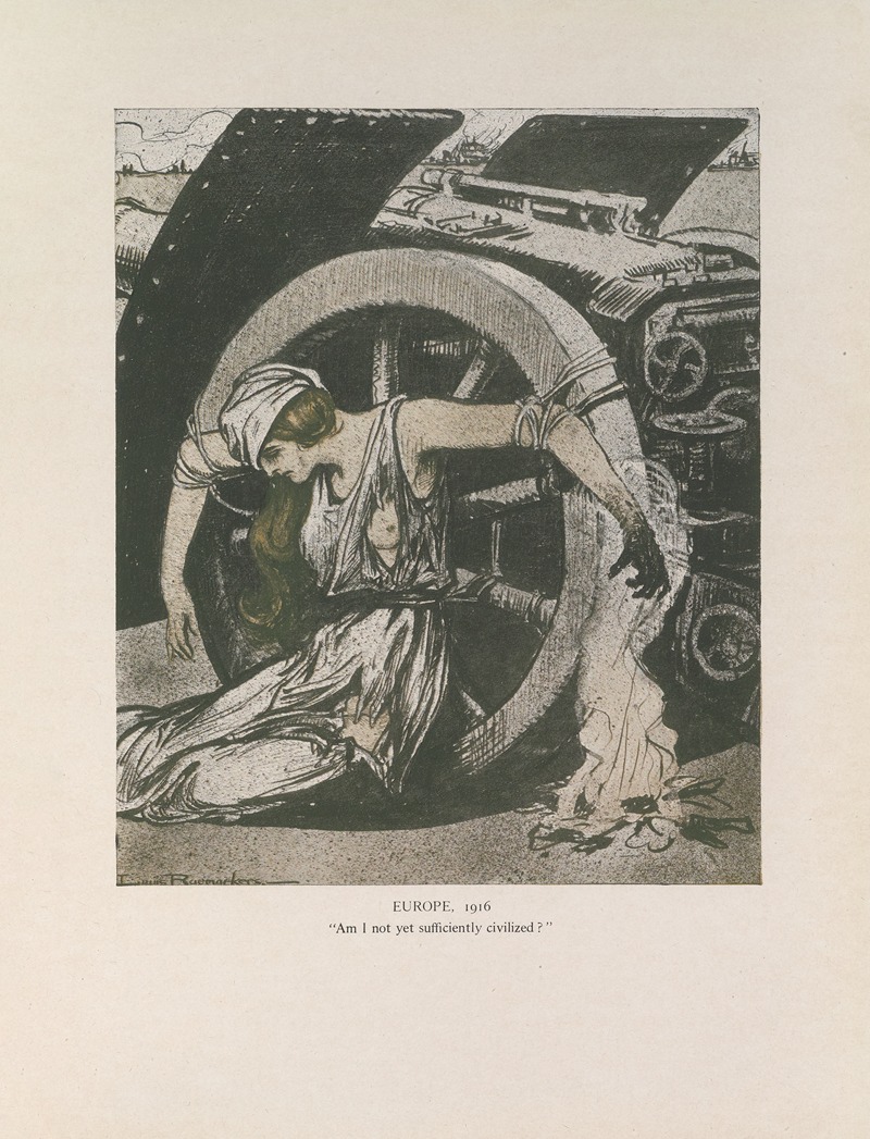 Louis Raemaekers - Europe, 1916