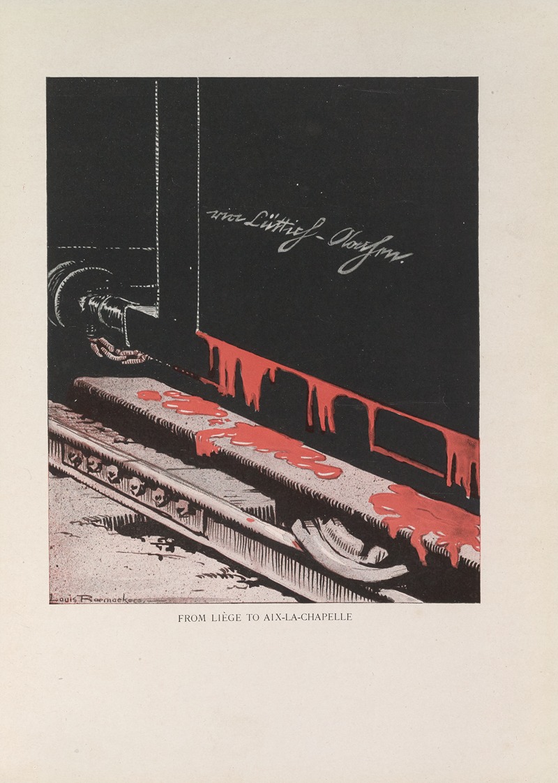 Louis Raemaekers - From Liege to Aix-La-Chapelle