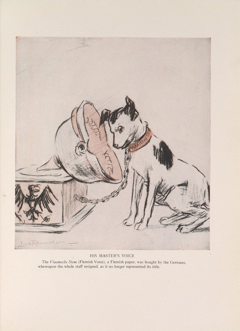 Louis Raemaekers - His Master’s Voice