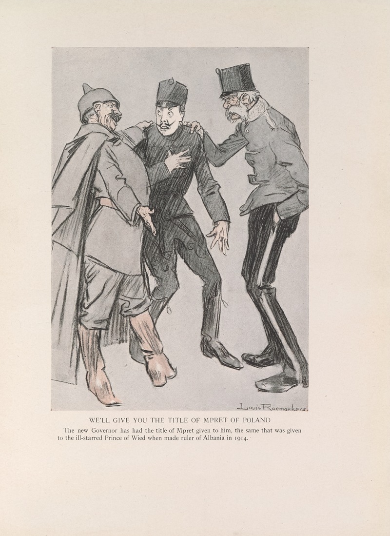 Louis Raemaekers - I—’A Knavish Piece of Work’