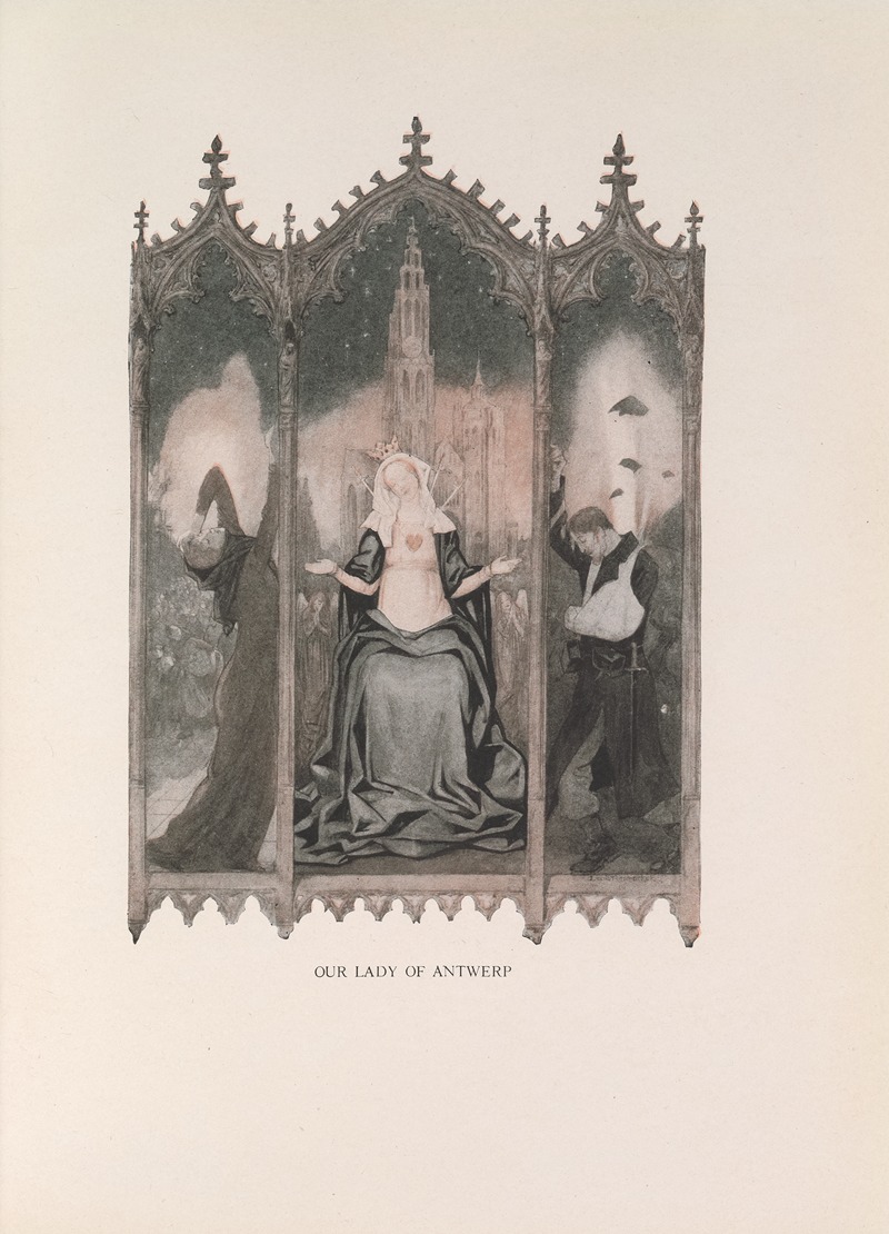 Louis Raemaekers - Our Lady of Antwerp