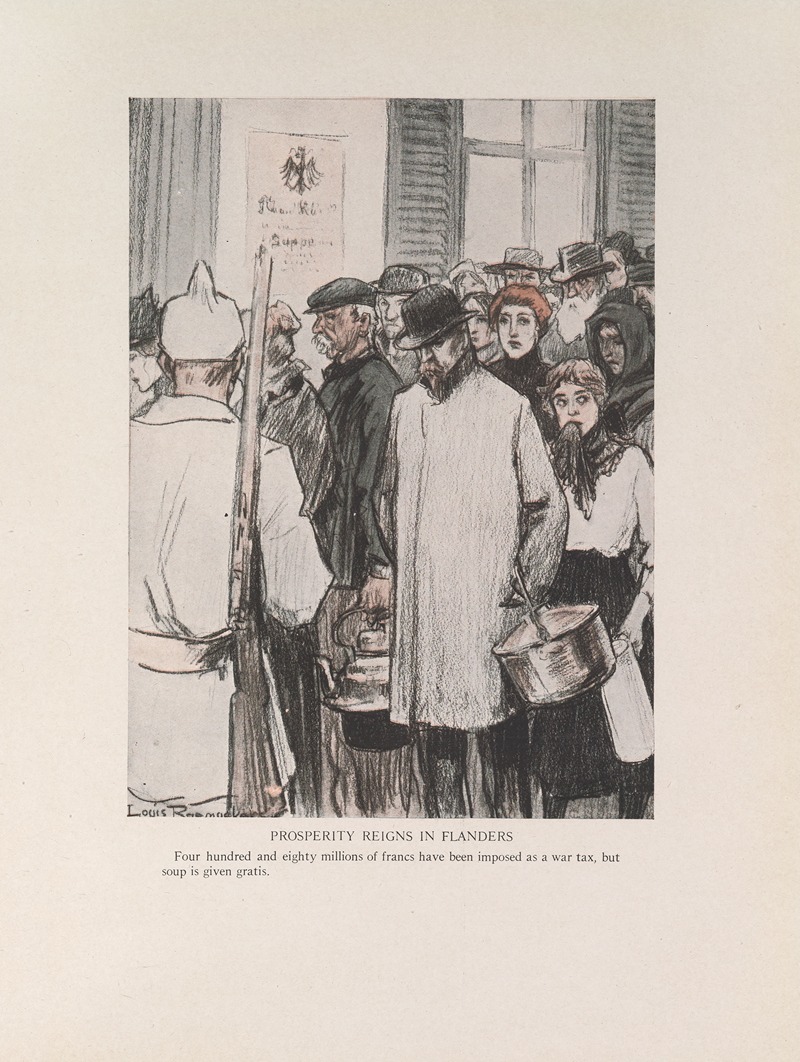 Louis Raemaekers - Prosperity Reigns in Flanders