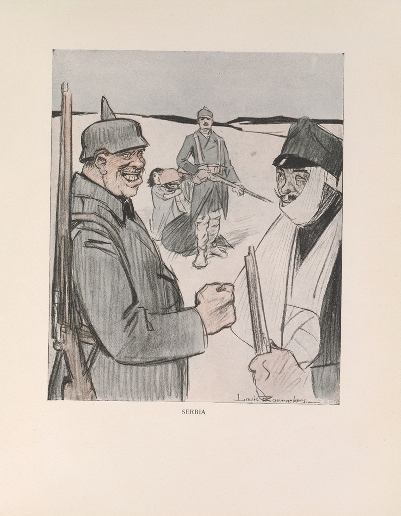Louis Raemaekers - Serbia.