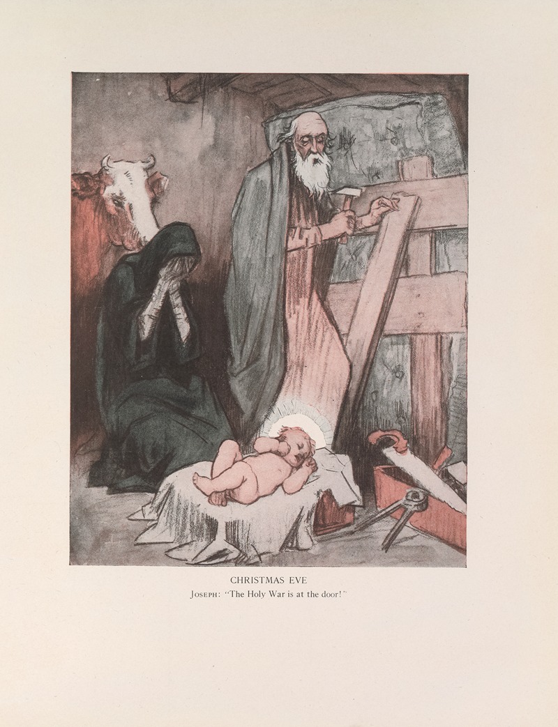 Louis Raemaekers - The Christmas of Kultur, A.D. 1915