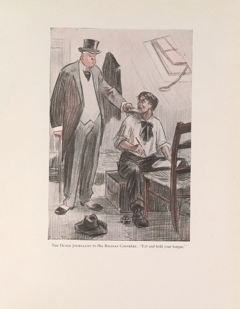 Louis Raemaekers - The Dutch Journalist to His Belgian Confrere