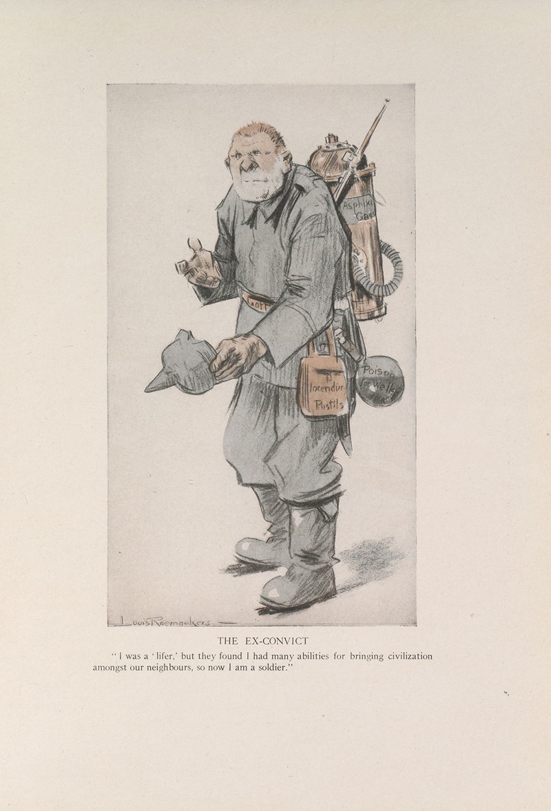 Louis Raemaekers - The Ex-convict