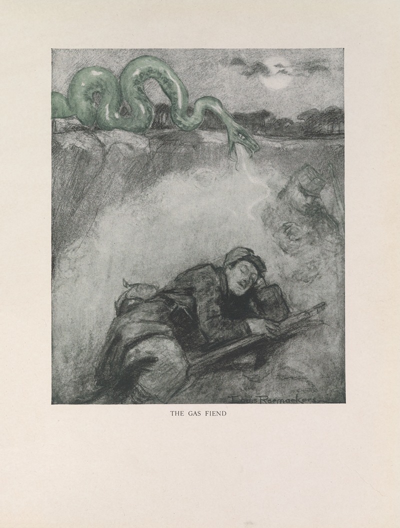 Louis Raemaekers - The Gas Fiend