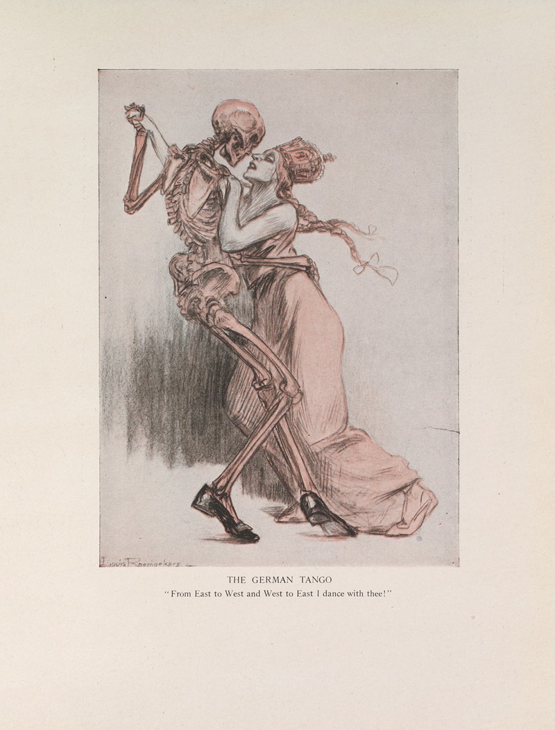 Louis Raemaekers - The German Tango