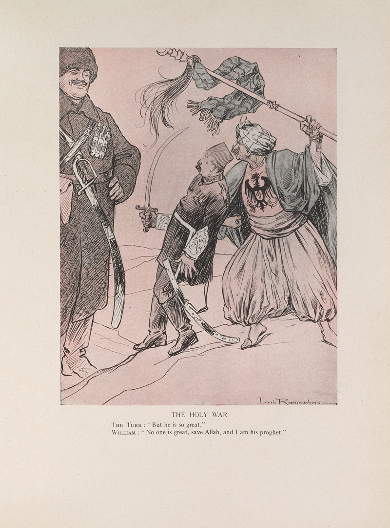 Louis Raemaekers - The Holy War