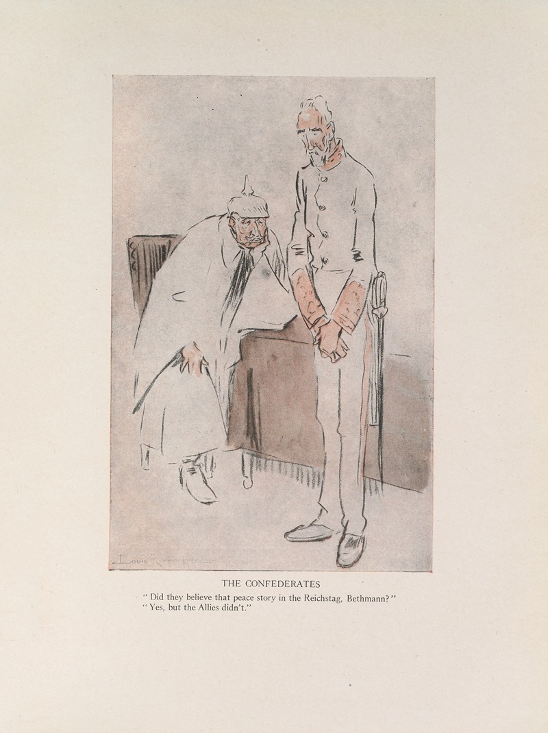 Louis Raemaekers - The Pacificist Kaiser (The Confederates)