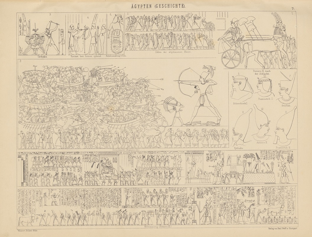 Ludwig Weisser - Bilder-Atlas zur Weltgeschichte Pl.007