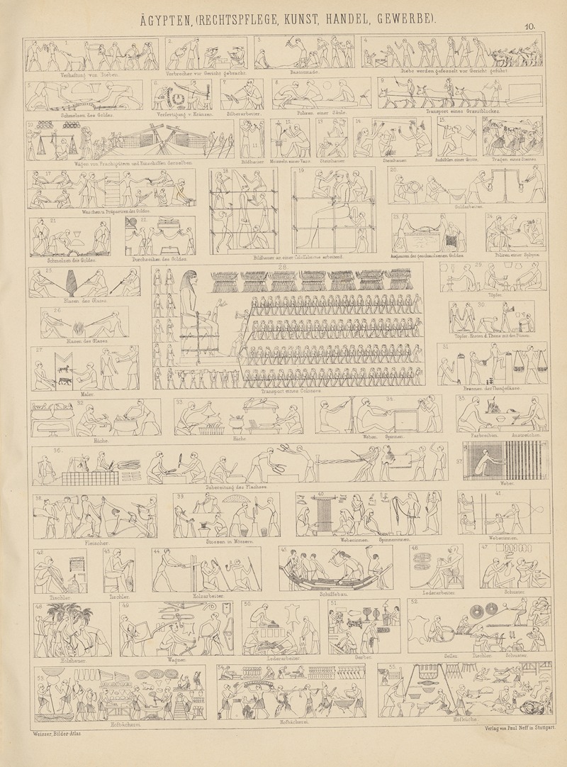 Ludwig Weisser - Bilder-Atlas zur Weltgeschichte Pl.010