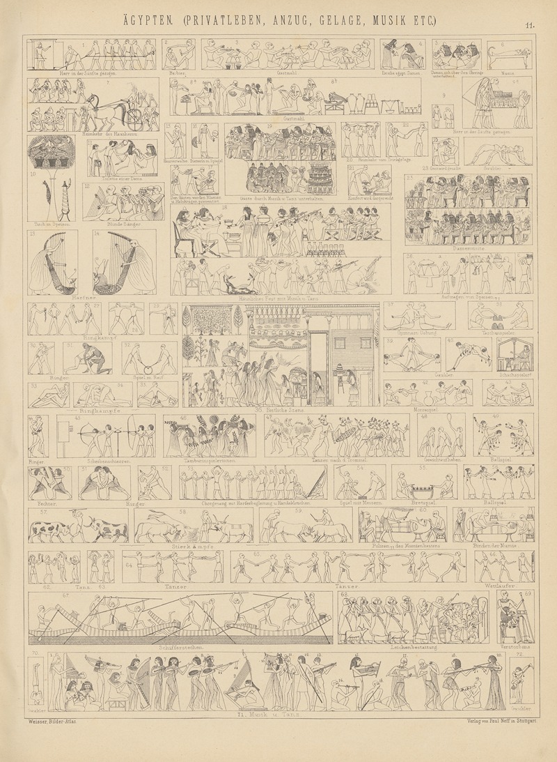 Ludwig Weisser - Bilder-Atlas zur Weltgeschichte Pl.011