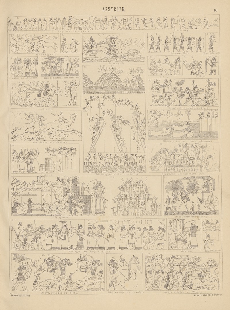 Ludwig Weisser - Bilder-Atlas zur Weltgeschichte Pl.013
