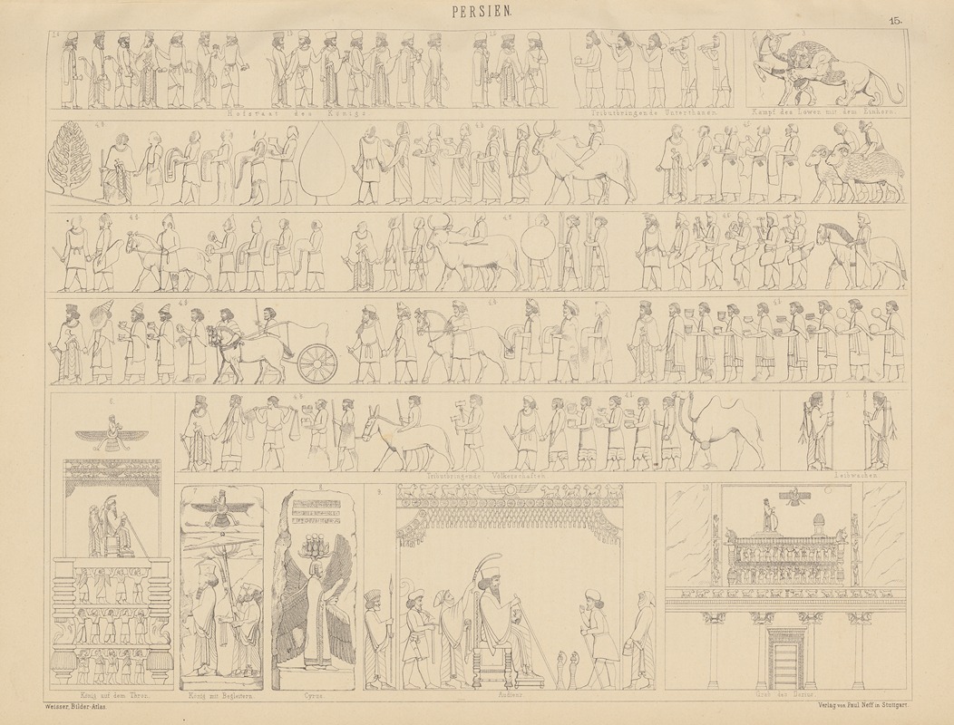 Ludwig Weisser - Bilder-Atlas zur Weltgeschichte Pl.015