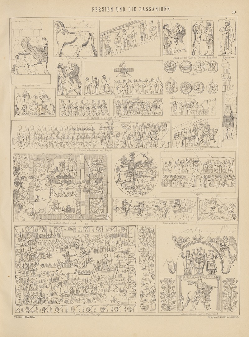 Ludwig Weisser - Bilder-Atlas zur Weltgeschichte Pl.016
