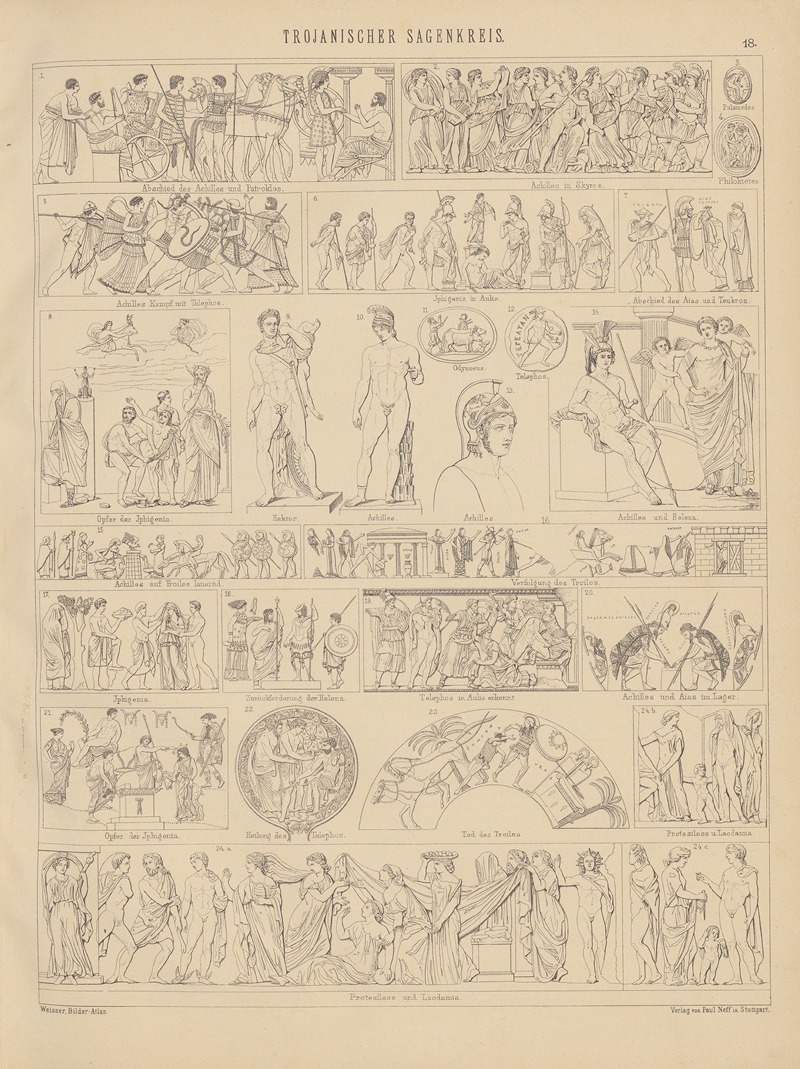 Ludwig Weisser - Bilder-Atlas zur Weltgeschichte Pl.018