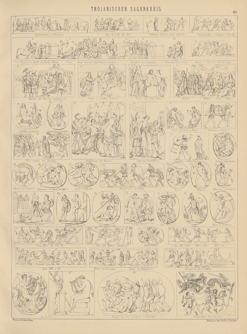 Ludwig Weisser - Bilder-Atlas zur Weltgeschichte Pl.019