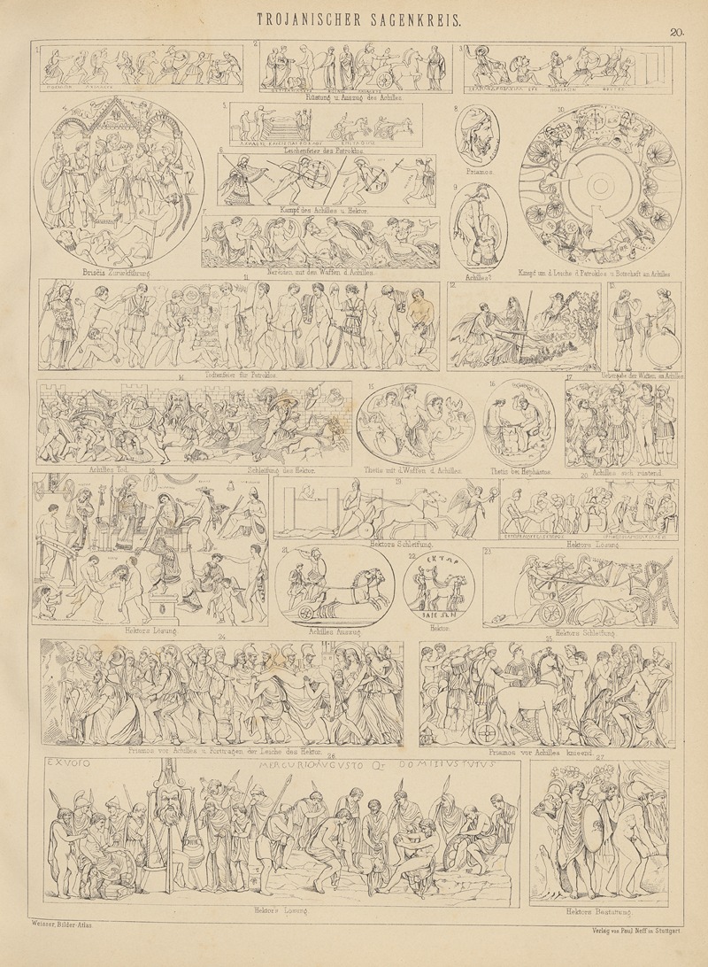 Ludwig Weisser - Bilder-Atlas zur Weltgeschichte Pl.020