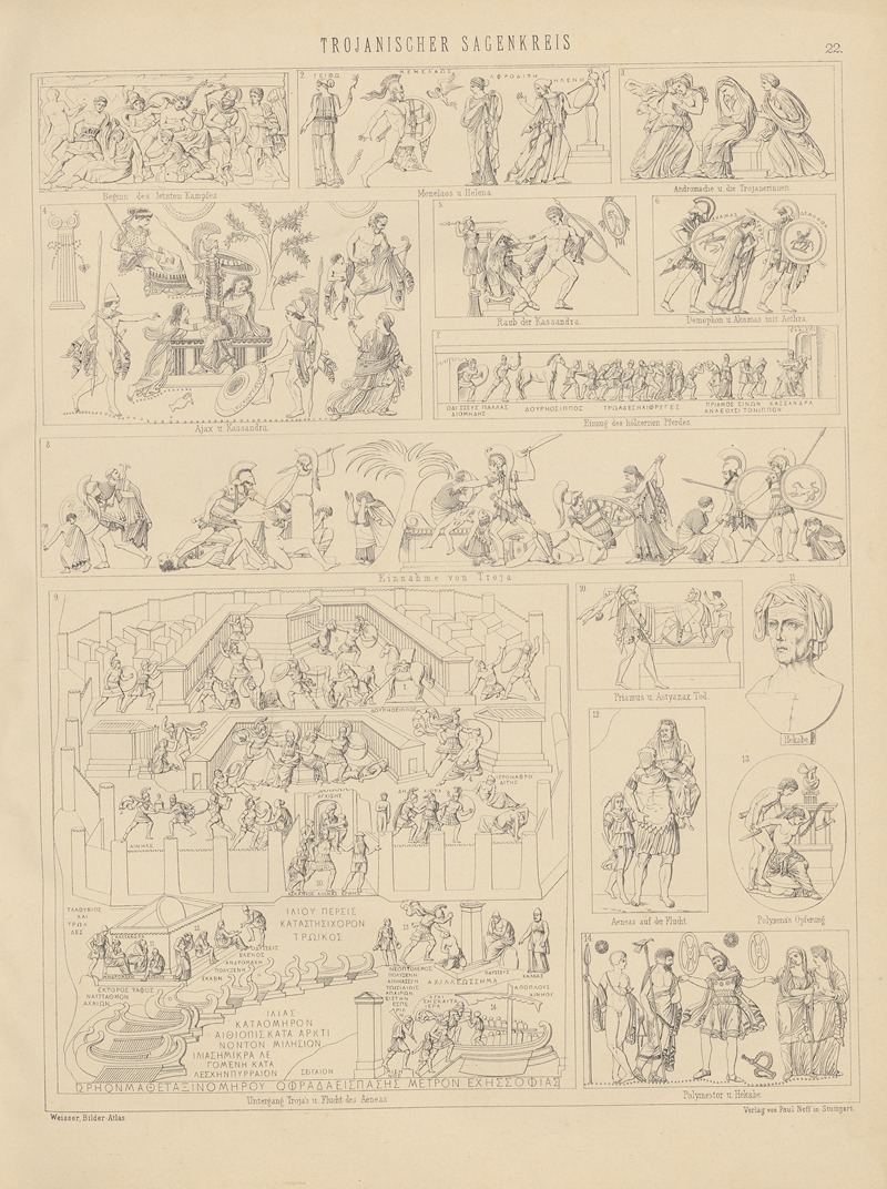 Ludwig Weisser - Bilder-Atlas zur Weltgeschichte Pl.022