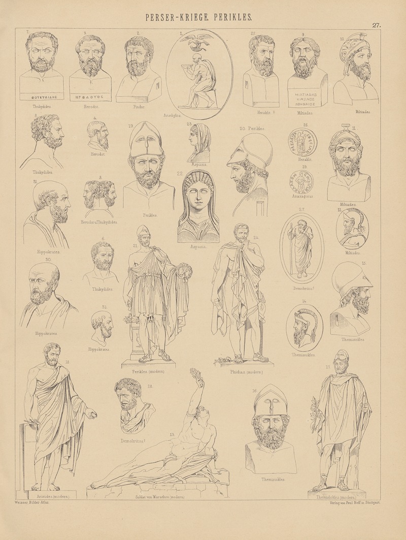 Ludwig Weisser - Bilder-Atlas zur Weltgeschichte Pl.027