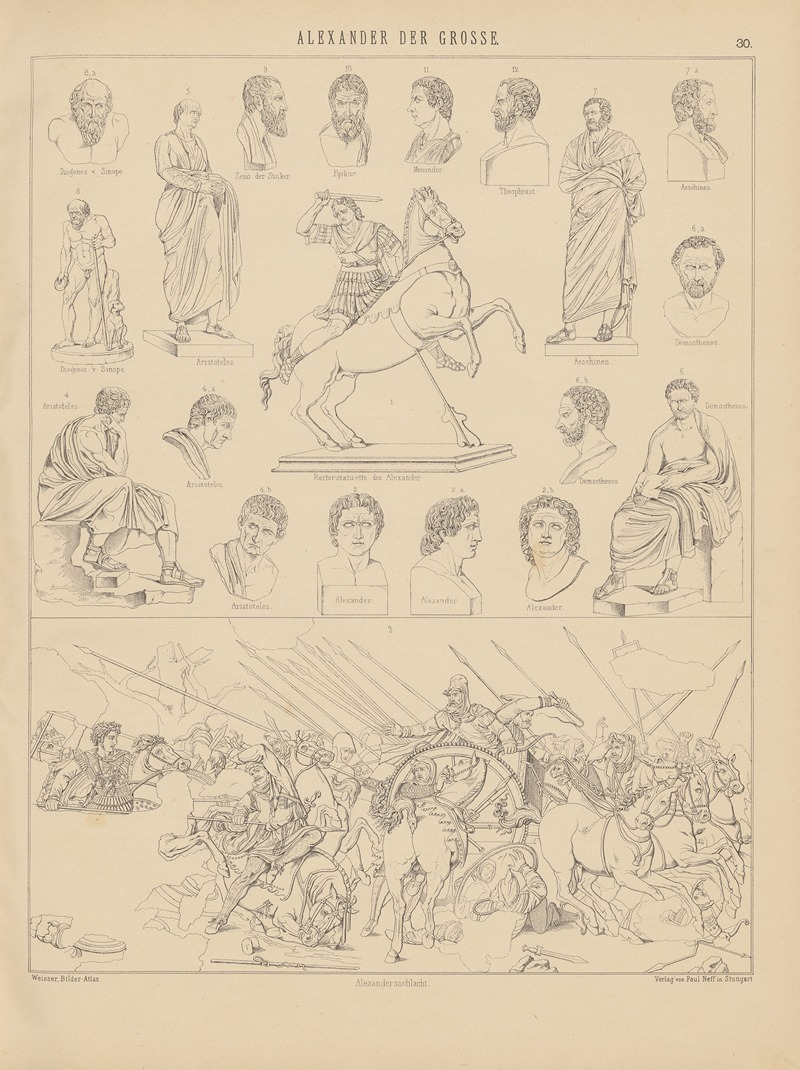 Ludwig Weisser - Bilder-Atlas zur Weltgeschichte Pl.030