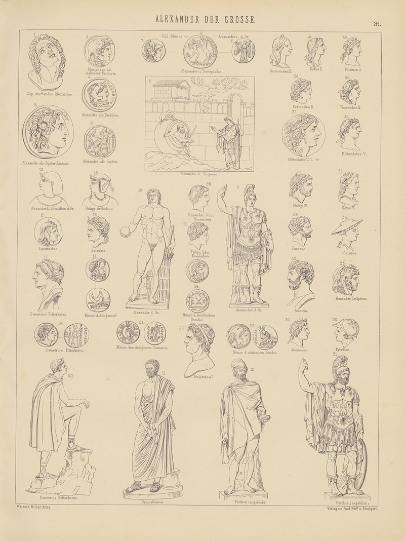 Ludwig Weisser - Bilder-Atlas zur Weltgeschichte Pl.031