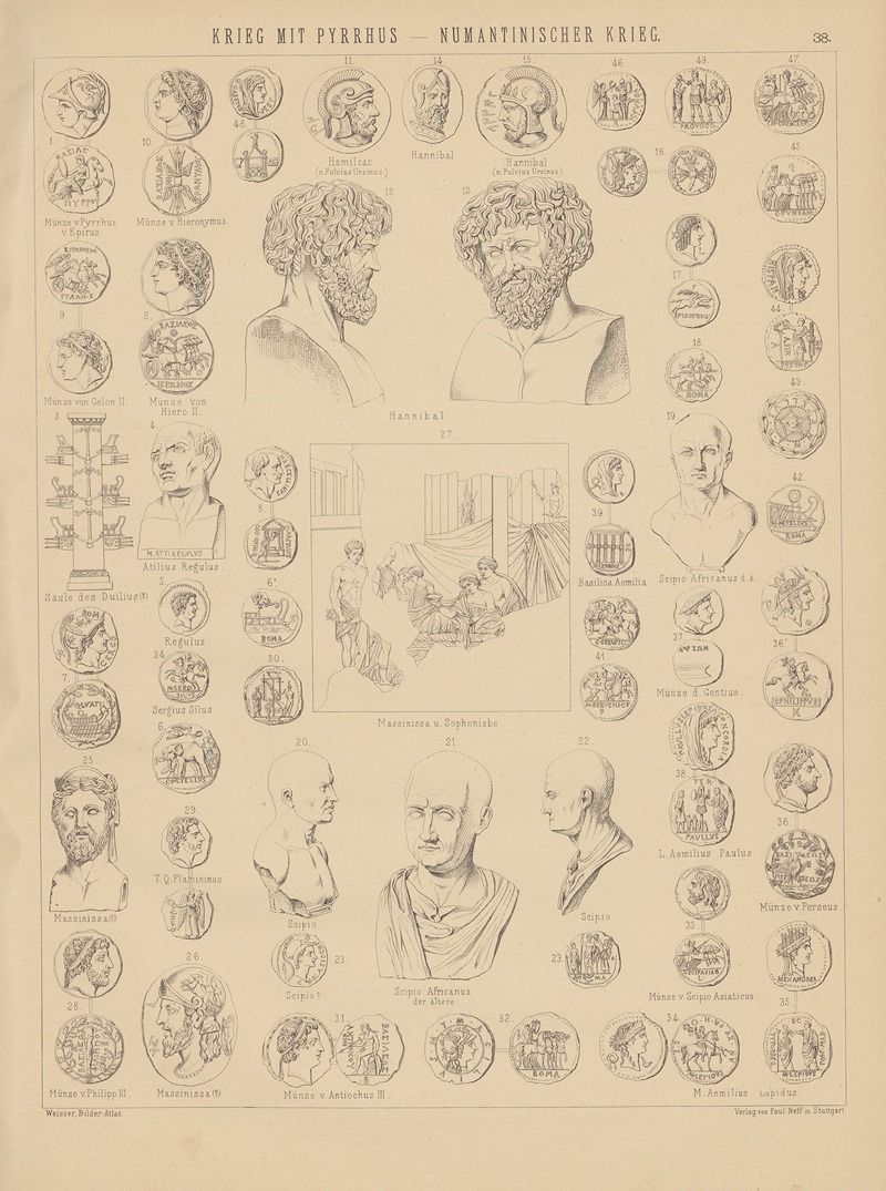 Ludwig Weisser - Bilder-Atlas zur Weltgeschichte Pl.038