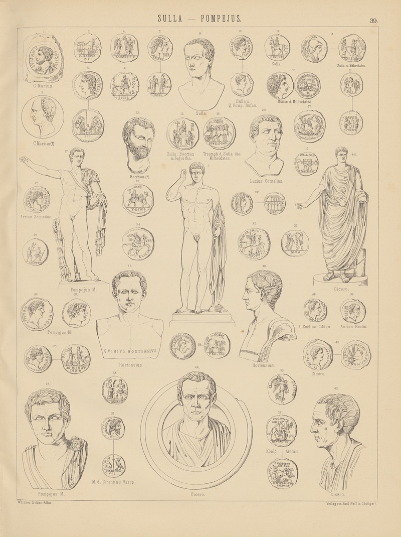 Ludwig Weisser - Bilder-Atlas zur Weltgeschichte Pl.039