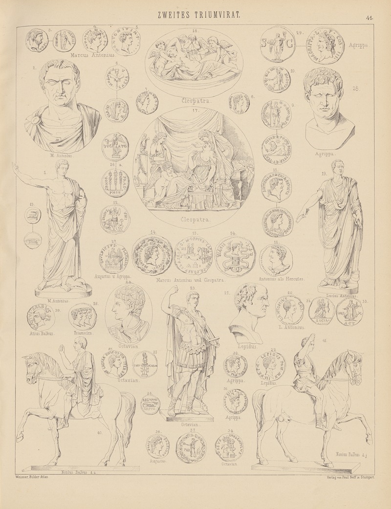 Ludwig Weisser - Bilder-Atlas zur Weltgeschichte Pl.041