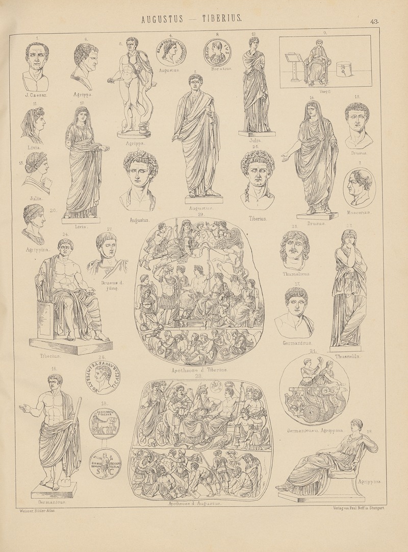 Ludwig Weisser - Bilder-Atlas zur Weltgeschichte Pl.043