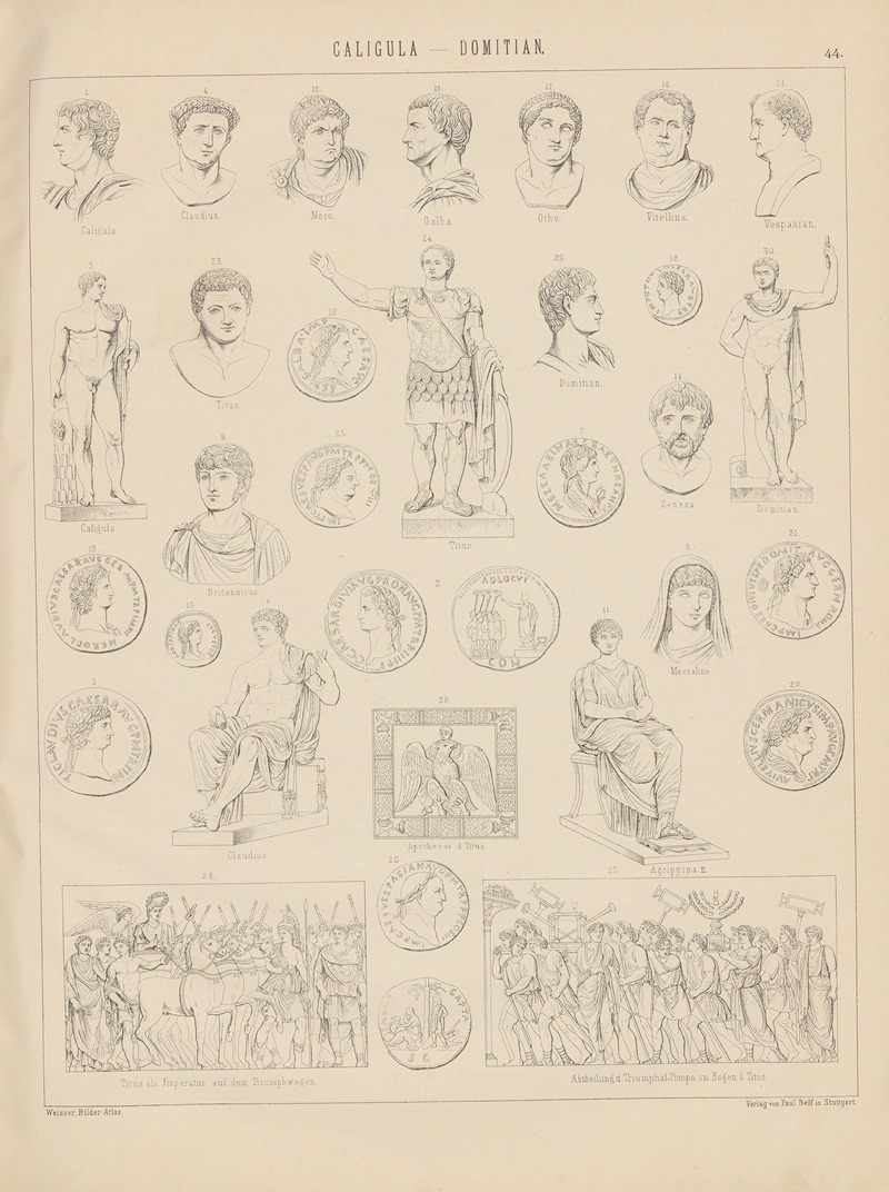Ludwig Weisser - Bilder-Atlas zur Weltgeschichte Pl.044