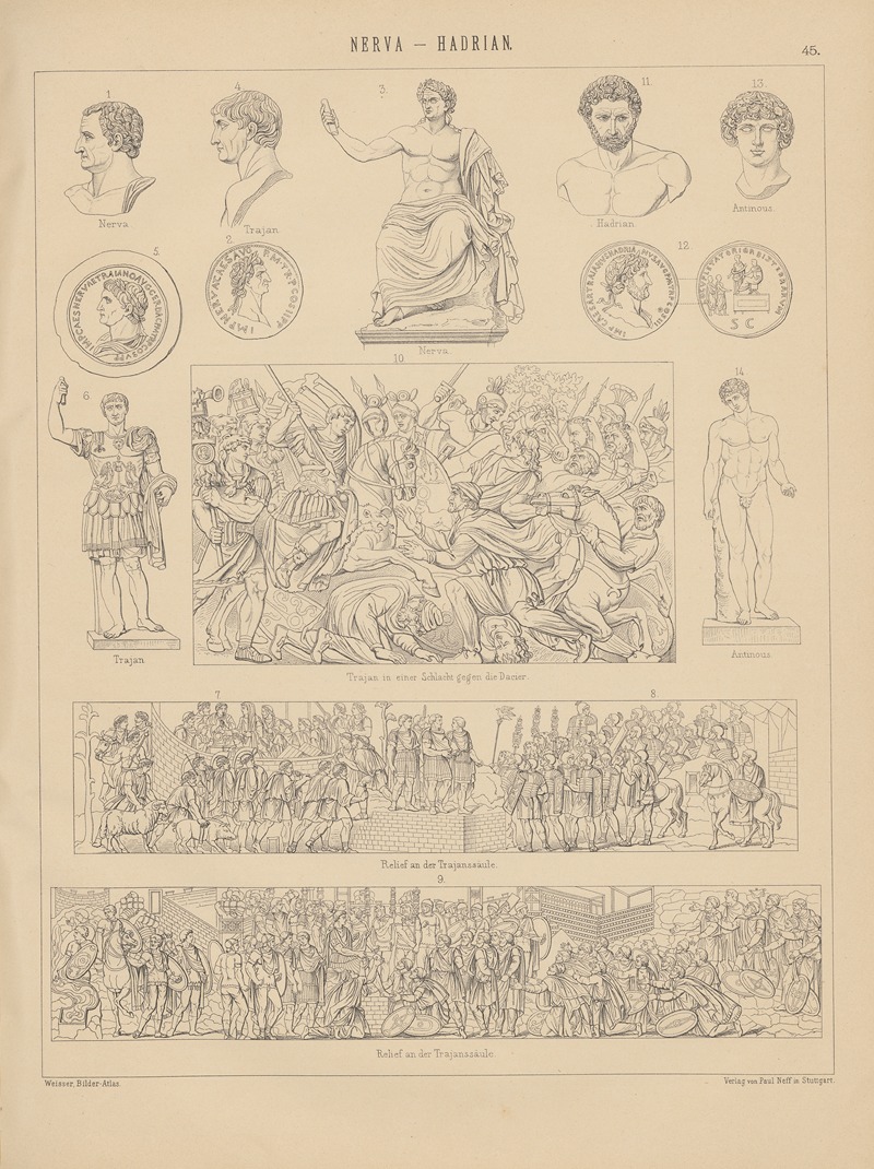 Ludwig Weisser - Bilder-Atlas zur Weltgeschichte Pl.045