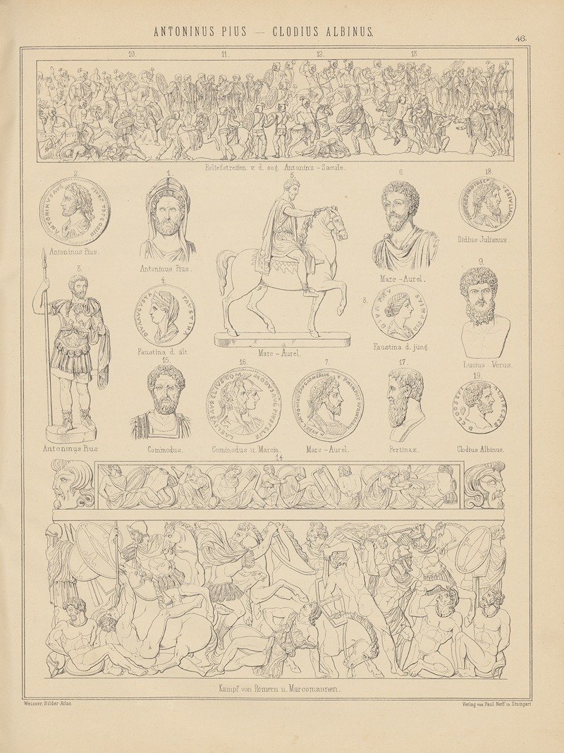 Ludwig Weisser - Bilder-Atlas zur Weltgeschichte Pl.046