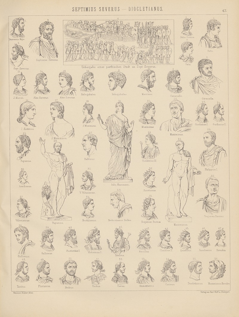 Ludwig Weisser - Bilder-Atlas zur Weltgeschichte Pl.047