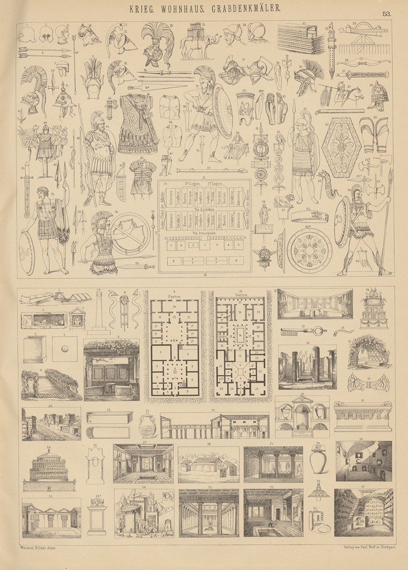 Ludwig Weisser - Bilder-Atlas zur Weltgeschichte Pl.053