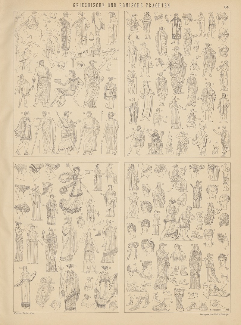 Ludwig Weisser - Bilder-Atlas zur Weltgeschichte Pl.054