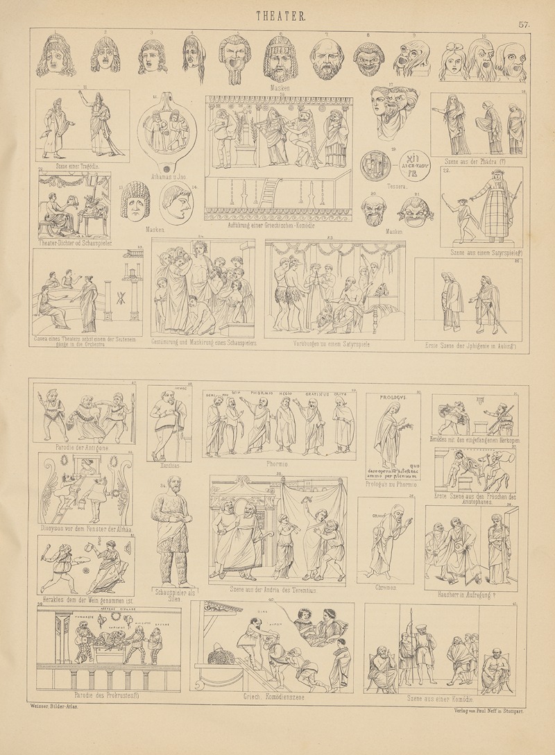 Ludwig Weisser - Bilder-Atlas zur Weltgeschichte Pl.057