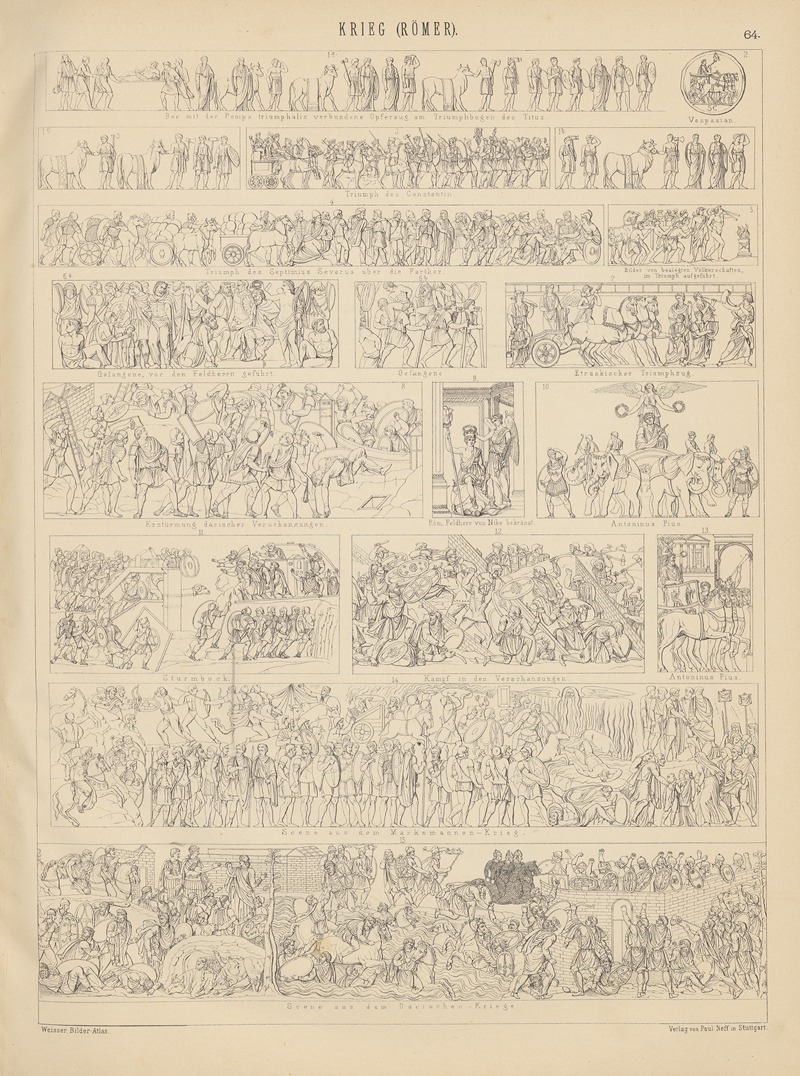 Ludwig Weisser - Bilder-Atlas zur Weltgeschichte Pl.064