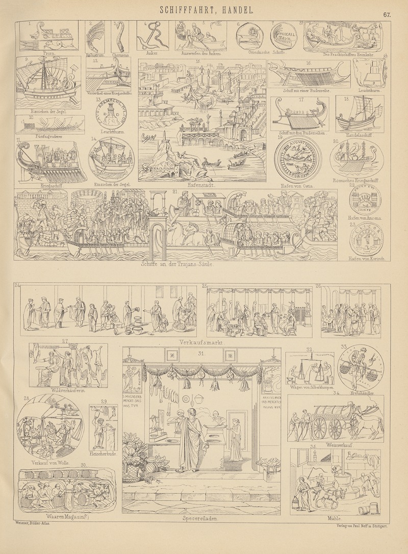 Ludwig Weisser - Bilder-Atlas zur Weltgeschichte Pl.067