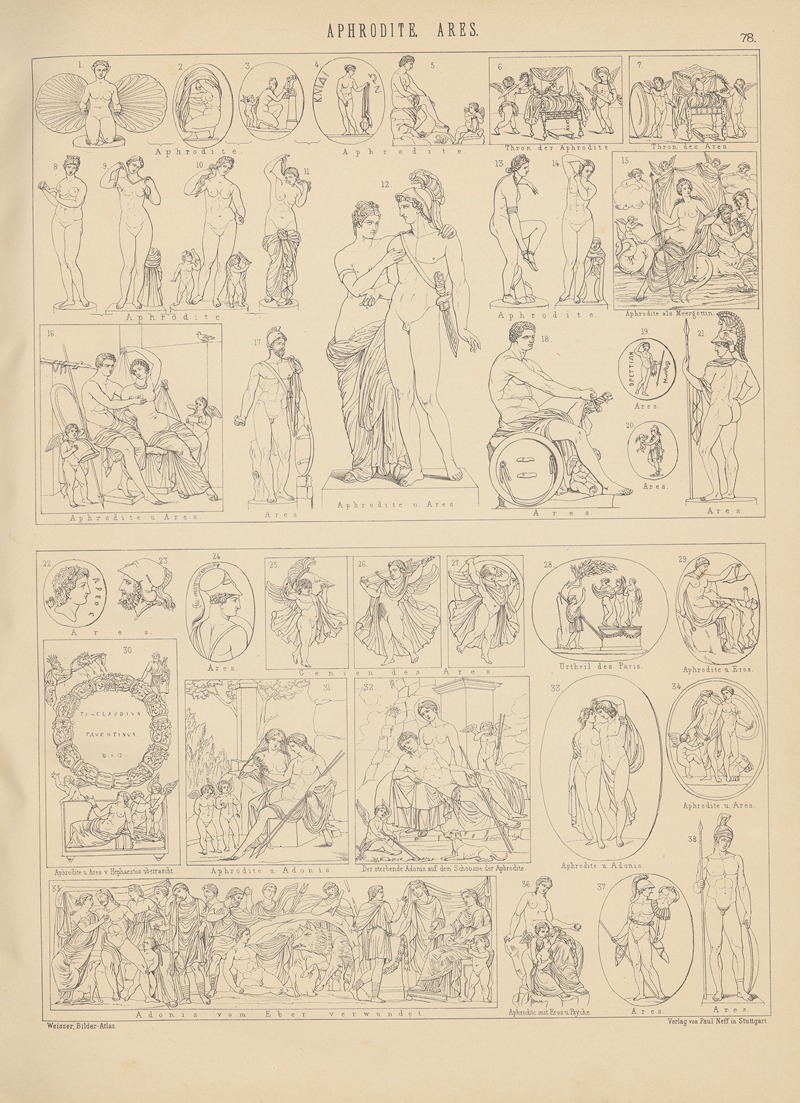 Ludwig Weisser - Bilder-Atlas zur Weltgeschichte Pl.077