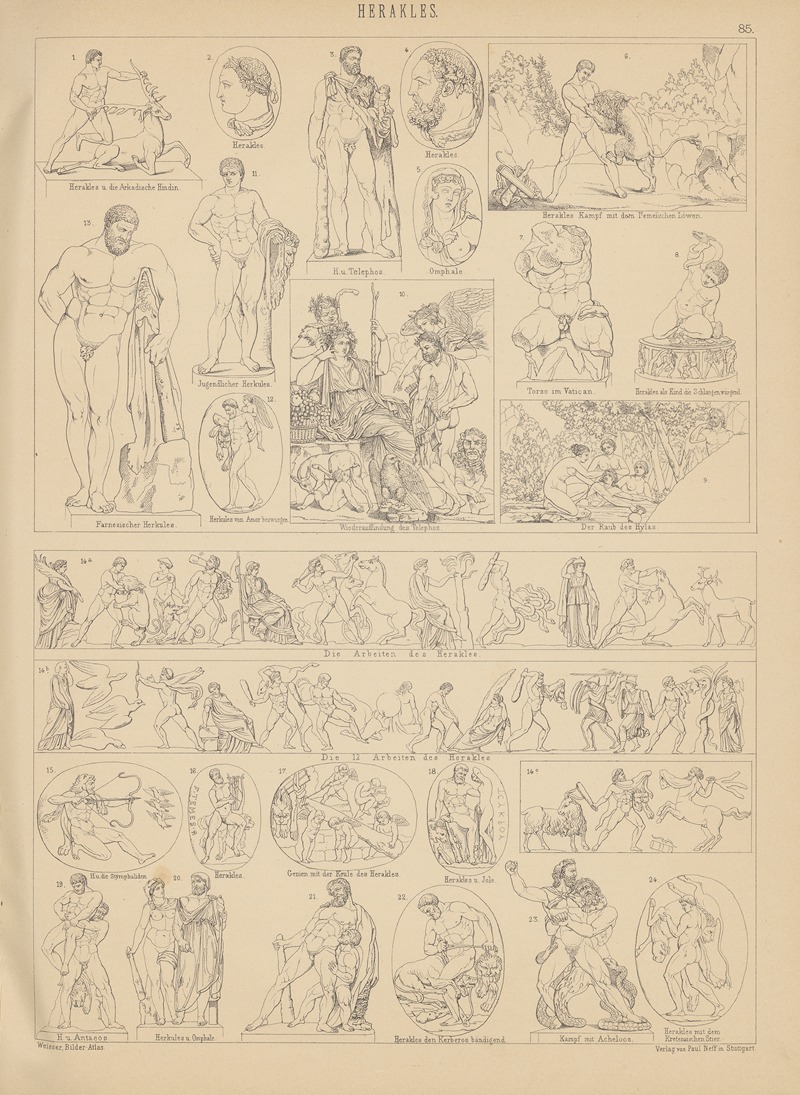 Ludwig Weisser - Bilder-Atlas zur Weltgeschichte Pl.084