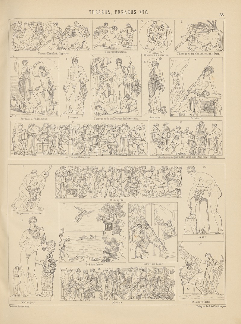 Ludwig Weisser - Bilder-Atlas zur Weltgeschichte Pl.085