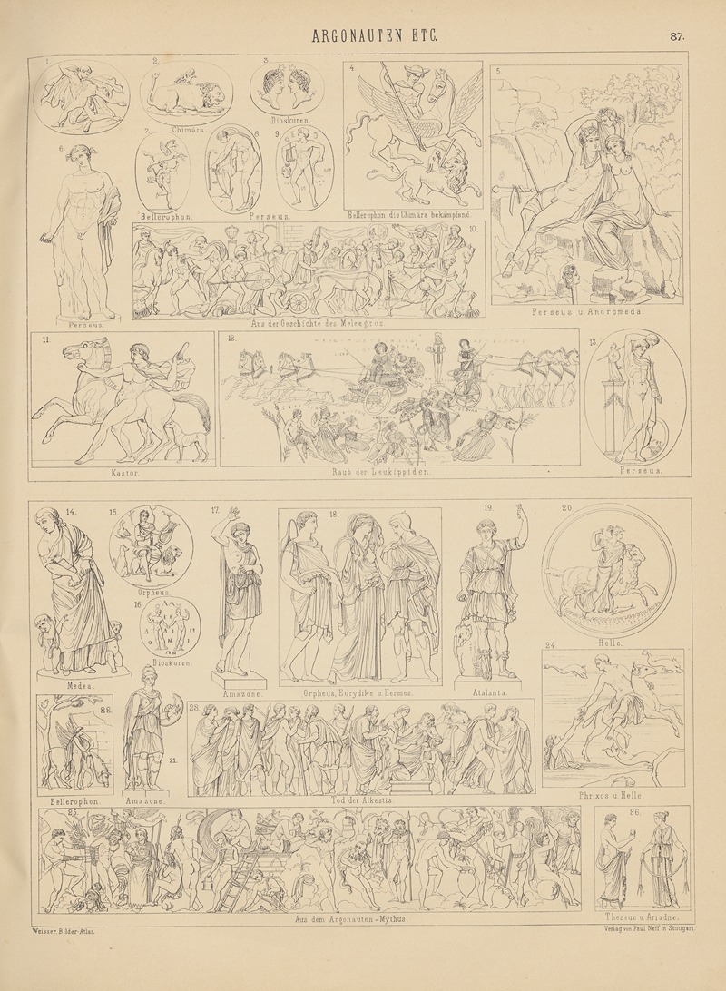 Ludwig Weisser - Bilder-Atlas zur Weltgeschichte Pl.086