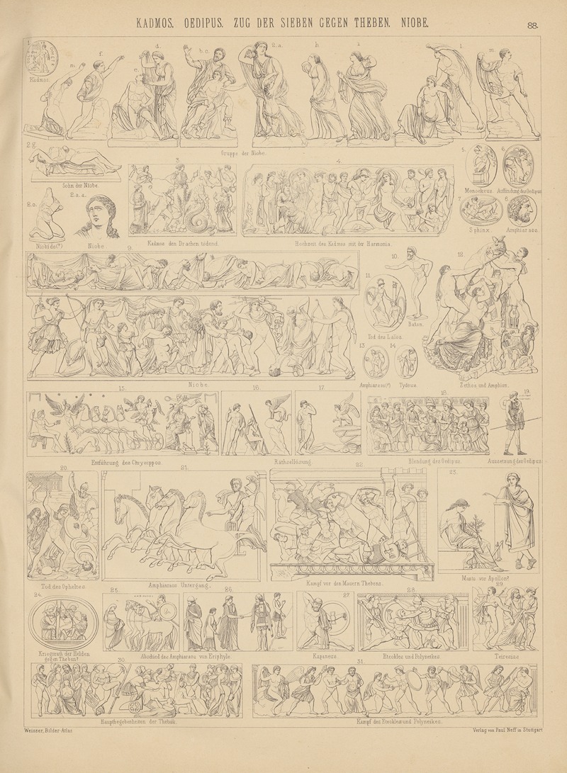 Ludwig Weisser - Bilder-Atlas zur Weltgeschichte Pl.087