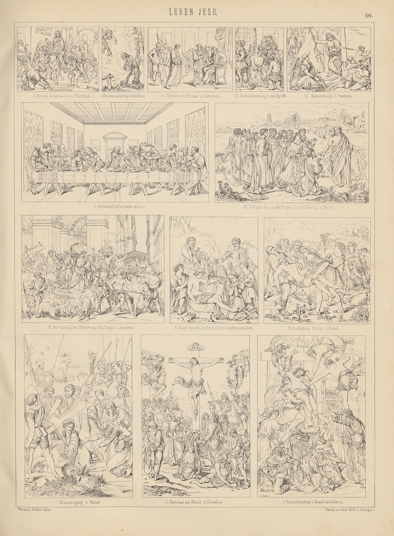 Ludwig Weisser - Bilder-Atlas zur Weltgeschichte Pl.090